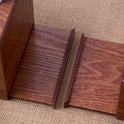 Wooden tissue box facial tissue box imitation mahogany