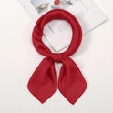 Simple And Versatile Satin Plain Handkerchief