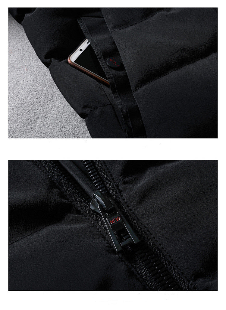 Men's Hong Kong Style Thick Down Padded Jacket