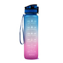 Plastic bottle frosted gradient bouncing cup water bottle sports bottle space cup travel cup