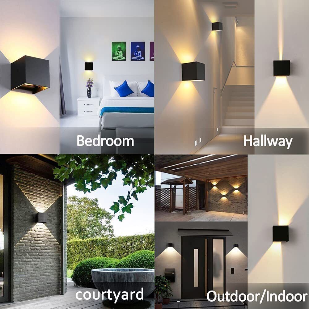 Modern LED Wall Light Up Down Wall Lights Indoor Sconce Lighting Lamp Home UK