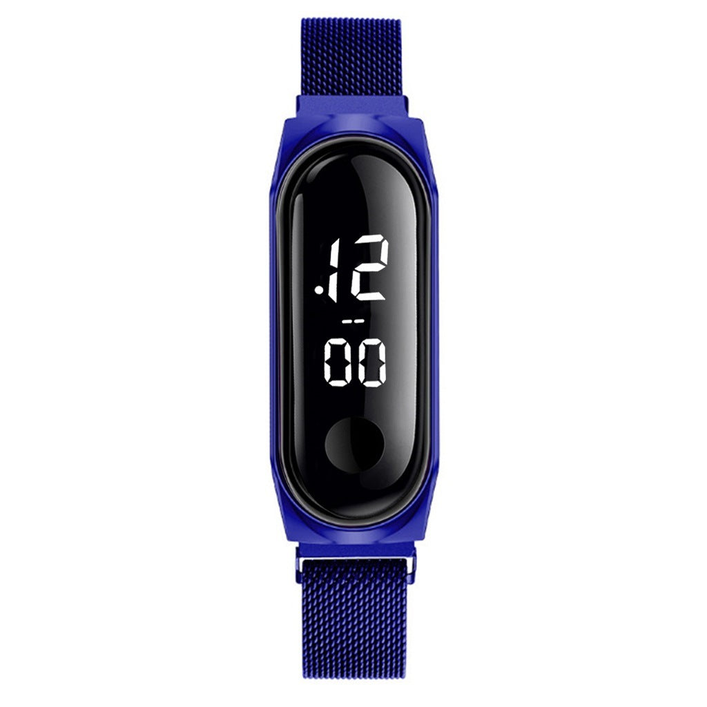 Korean Fashion Simple Ladies Magnet Buckle Mesh Strap Watch