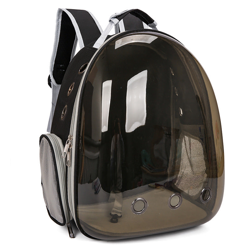 Cat bag, pet backpack for going out, portable transparent space capsule, pet bag for going out, breathable backpack for cats