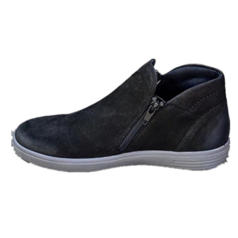 Autumn And Winter Fashion Round Toe Side Zipper Martin Boots