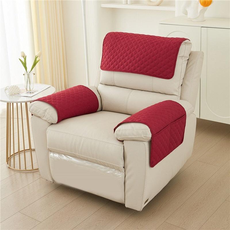 Sofa Headrest Armrest Pad Three-piece Set