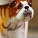Animal mug Hand painted animal mug english bulldog ceramic mug