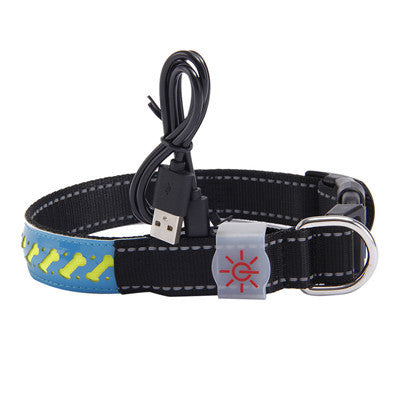 LED light collar pet collar