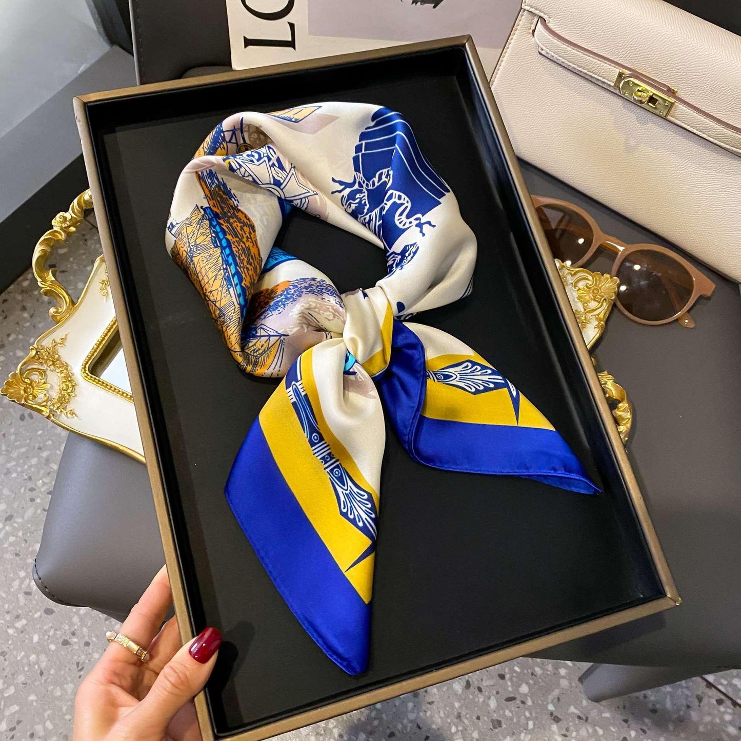 Artificial Silk Korean Streamer Arm Bag