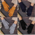 Split-Finger Cycling Warm Knitted Gloves