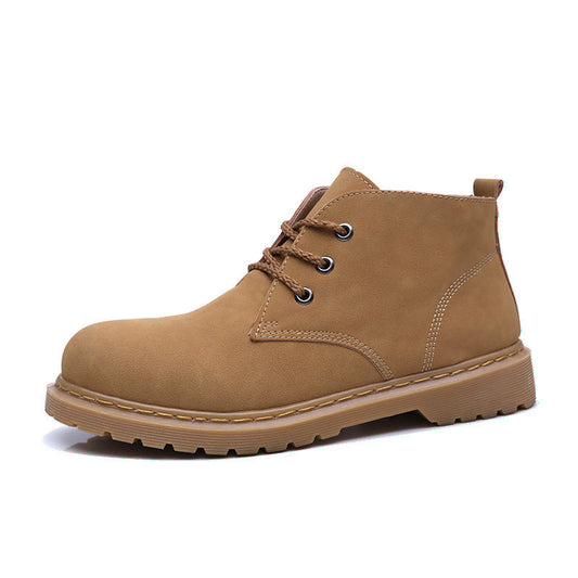 Retro High Top Lacing Trend Outdoor Men's Boots