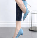 Metal Stiletto Heels For French Girls