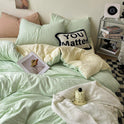 Super Soft Pleated Bed Sheet Quilt Cover
