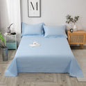 Solid Color Sanding Washed Cotton Single Piece Is Pure Student Dormitory Single Bed Sheet