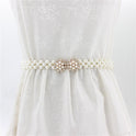 Women's Rhinestone Pearl Waist Chain Fashion Dress Decoration