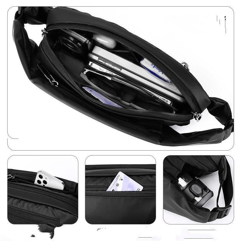 Functional Cross-body Men's Work Clothes One-shoulder Backpack