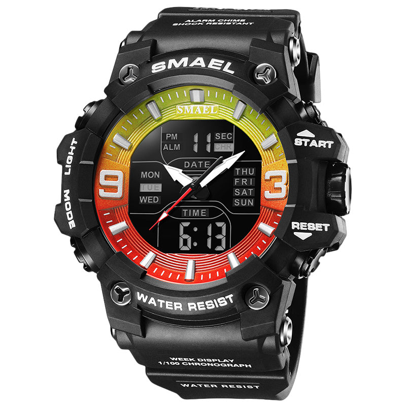 Sports Waterproof Electronic Watch Multi-function Training Alarm Clock Watch