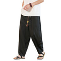 New Chinese Style Men's Yamamoto Yaosi Ice Silk Drape Profile Harem Pants Men