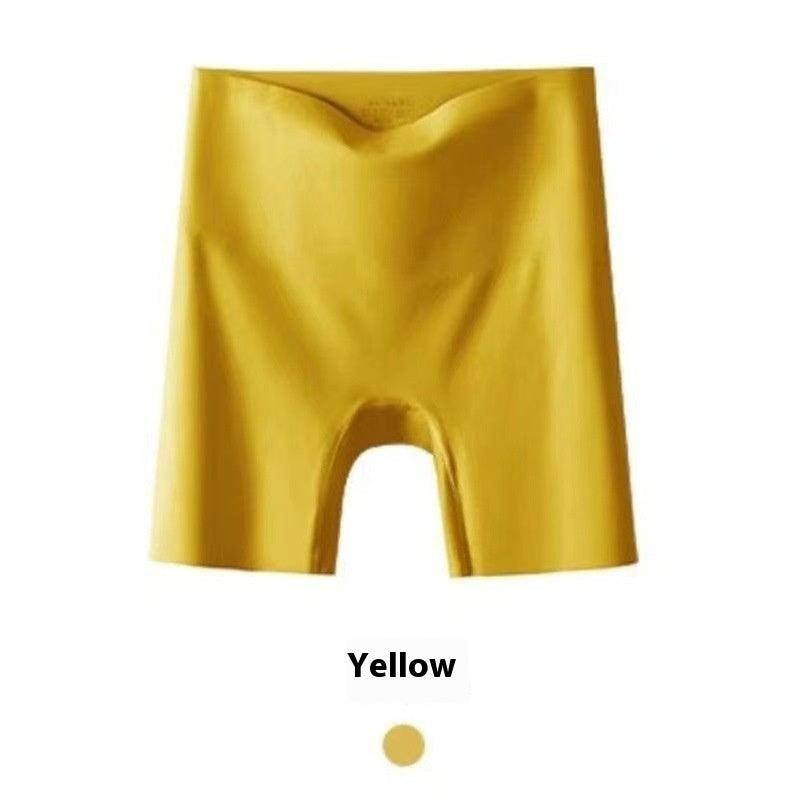 High Waist Seamless Safety Pants Underwear Women's Anti-exposure Non-curling Belly Contracting Hip Lifting