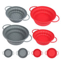 Silicone High Temperature Resistant Foldable Adjustable Drain Basket