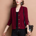 Women's Short Foreign Style Sweater Cardigan Fashion Outside