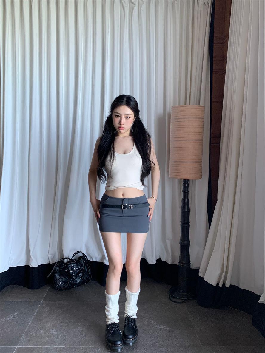 Retro Design Hot Girl Inner Wear Outer Wear Top