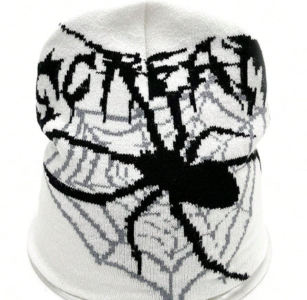 Y2g Knitting Round Machine Cap Jacquard Spider Series No Brim