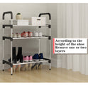 4TIER Shoe Rack Stand Heavy Duty Sturdy Storage Lightweight Compact Space Saving