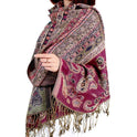 New Cashew Jacquard Air Conditioning Sunscreen Travel Shawl For Women