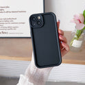 Simple Solid Color Casual Frosted Phone Case