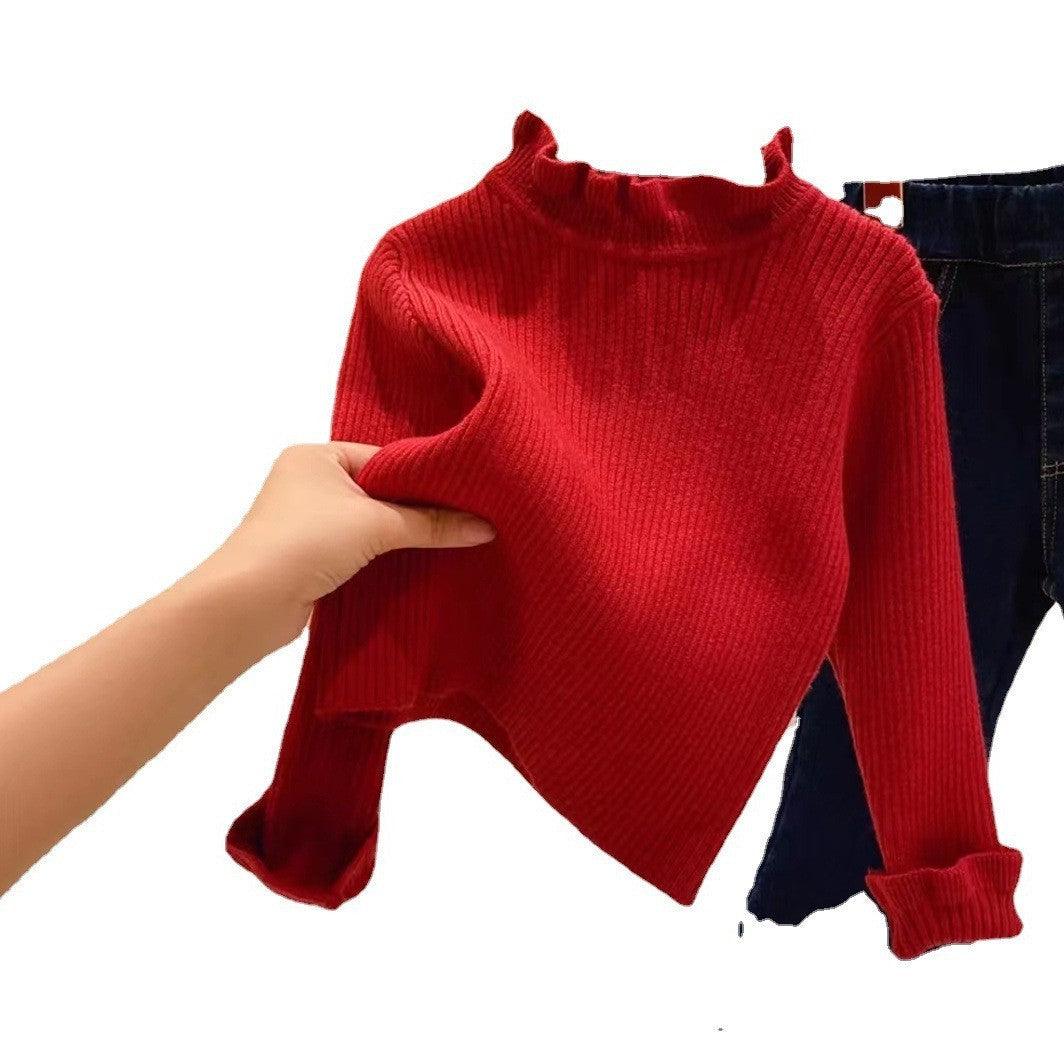 Spring And Autumn New Baby Knitted Top