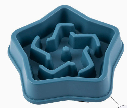 Pet Slow Feeding Bowl Dog Bowl Anti-choke Anti-skid