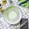 Impression Enamel Enamel Drain Tray Kitchen Drain Round Tray