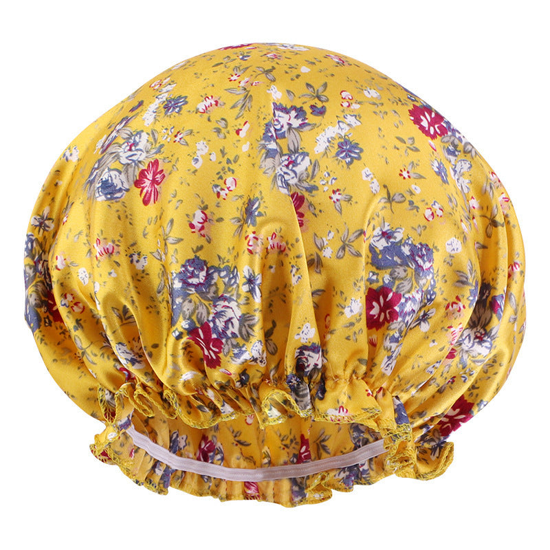 Women's Fashion Casual Butterfly Print Lace Nightcap