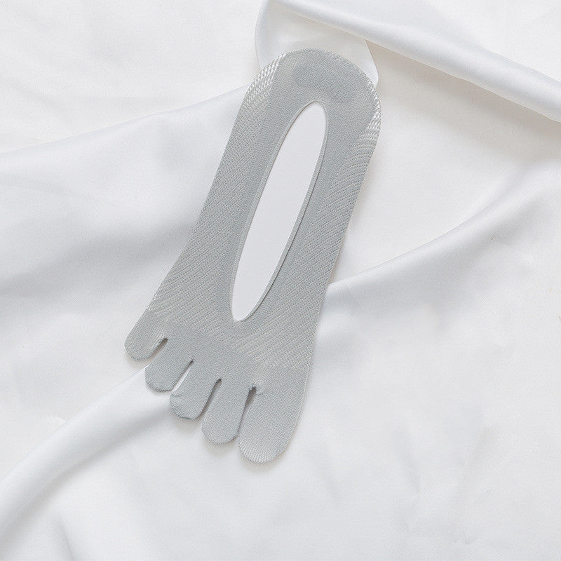 Men's And Women's Thin Velvet Five Toe Socks