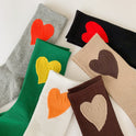 Socks Children's Ins Fashion Versatile Net Red Love Letter Socks Autumn And Winter Cotton Socks