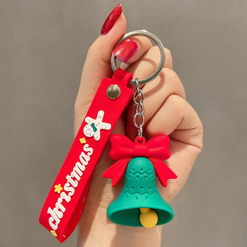 Women's Cute Fashion Cartoon Doll Christmas Keychain