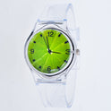 Korean Fashion And Beautiful Color Jelly Student Casual Watch