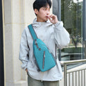 New Multifunctional Men's Shoulder Crossbody Bag Male Hard-Wearing Canvas Shoulder Messenger Bags Chest Bag