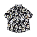 Retro Printed Shirt Short Sleeve Loose Design