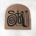 Knitting Trend In English Letters STU Multi-colored Men And Women Hat