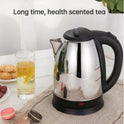 Cordless Electric Kettle 1.8L 1500W Stainless Steel Jug Overheat Protection