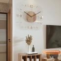 Creative Transparent Wooden Frame Wall Clock