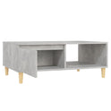 vidaXL Coffee Table Concrete Grey 90x60x35 cm Engineered Wood