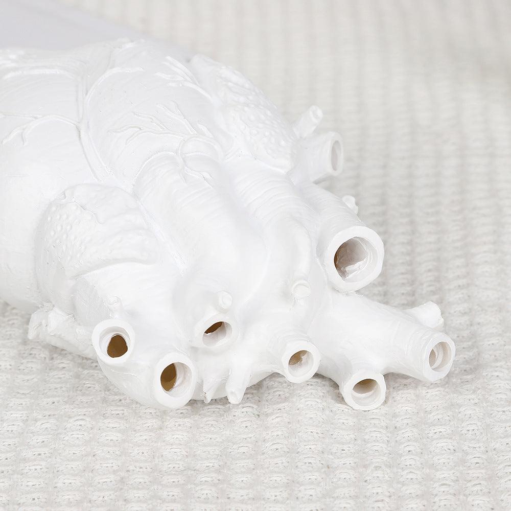 Black And White Heart Vase, Creative Heart-shaped Vase, Home Desk Decoration, Resin Crafts, Great Deal