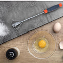 Stainless Steel Manual Egg Beater Kitchen Gadget