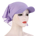 Classic Multicolor Cashew Flower Solid Color Square Scarf Hat