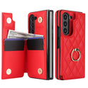 Applicable To ZFOLD56 Classic Style Ring Double Buckle ZFOLD34 Leather Case Folding Shell
