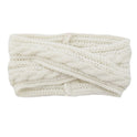 European And American Knitting Twist Cross Wool Hair Band