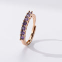 Champagne Real Gold Qigongzhu Ring Female Accessories