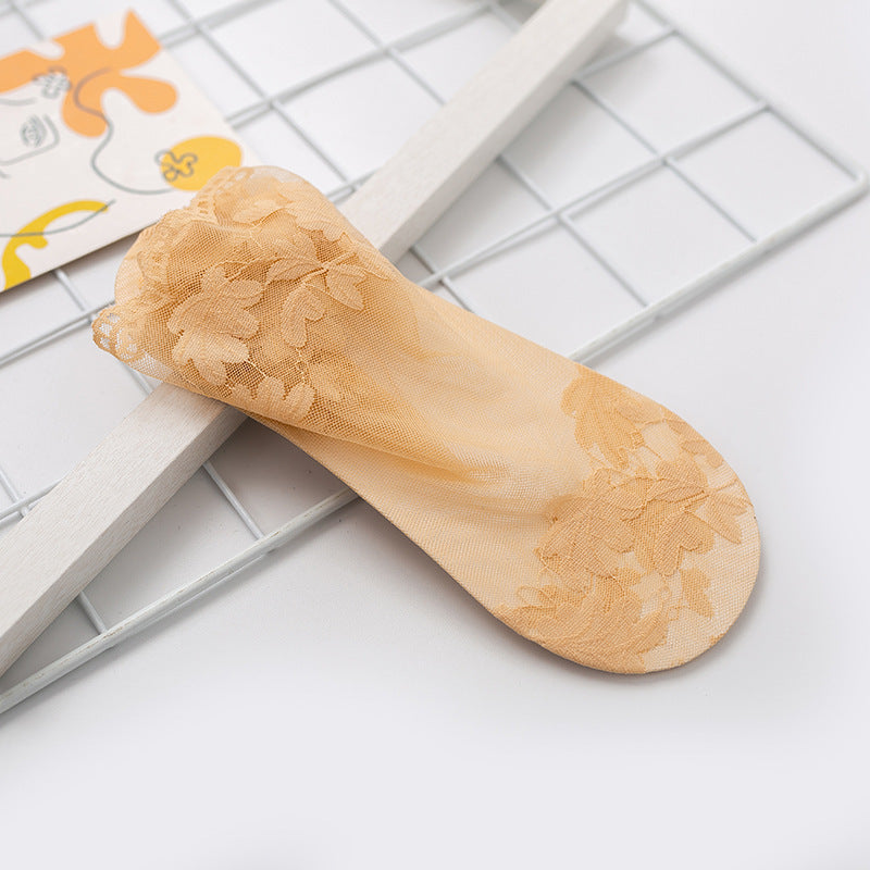 Invisible Shallow Mouth Thin Lace Socks Lace Socks